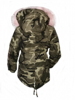 Camouflage Wintermantel
